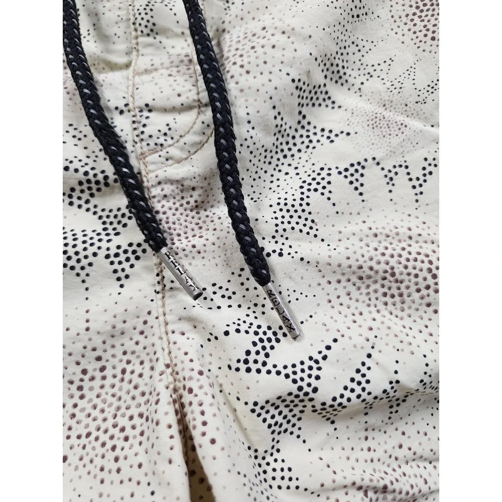 Tommy Bahama Relax Swim Shorts Men's XL Cream Floral Brief Lined Drawstring
